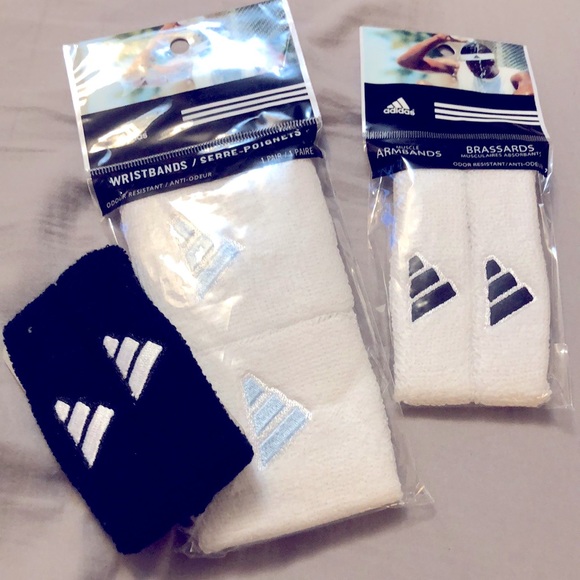 🏃🏿‍♀️ Adidas sweatband bundle - Picture 1 of 6